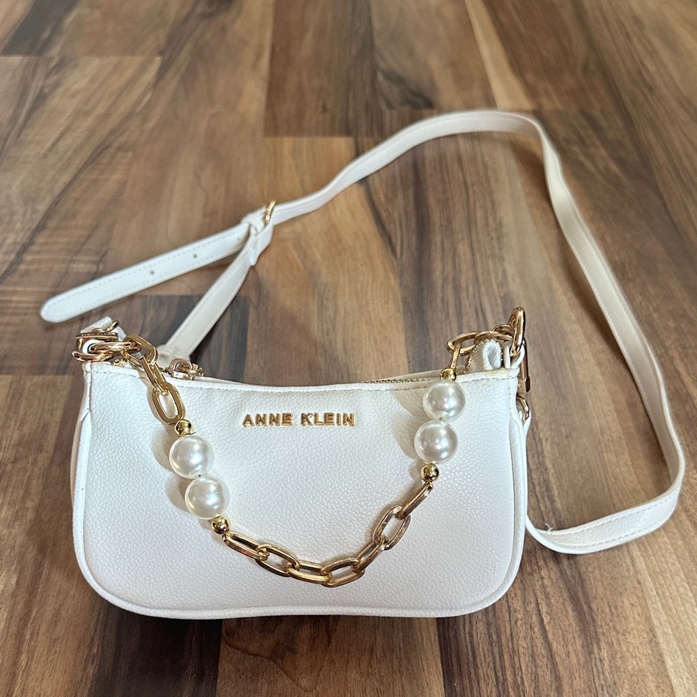 Anne Klein Cream Shoulder Bag